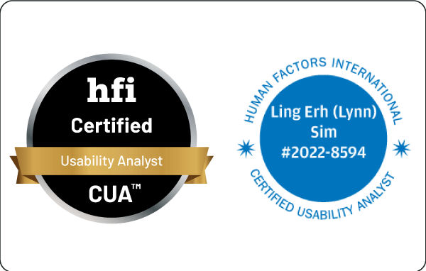 HFI Certified Usability Analyst Badge